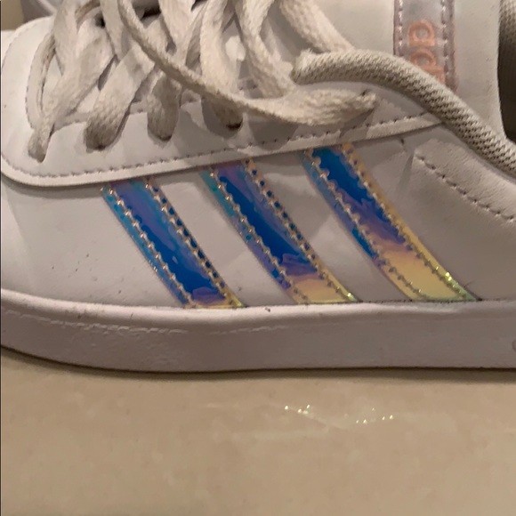 adidas with shiny stripes